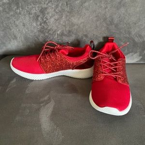 NWOT Womens Red Tennis Shoes